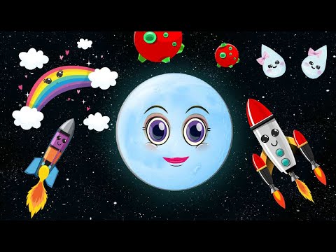 Baby Sensory Space Adventure | High Contrast Animation fun Video for Toddlers - Hey Makeover Sensory