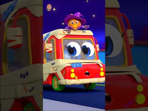 Halloween Wheels on the Bus #halloweensong #ytshorts #viralvideo #explore #cartoon #trending