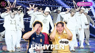 [REACTION] ENHYPEN (엔하이픈) - XO (Carol Ver.) + Brought The Heat Back @2024 SBS Gayo Daejeon