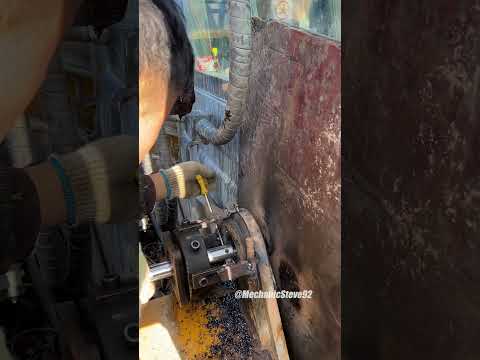 P3 Medium Excavator Boom Base Boring Repair #short #shorts #shortsvideo