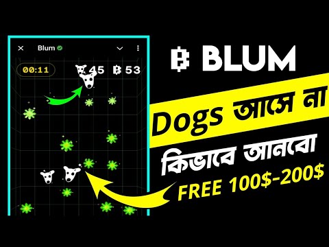 নতুন করে সবাই dogs কয়েন পাবেন | blum dogs drop eligible criteria | blum listing date | blum