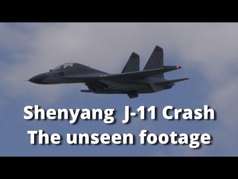 Chinese fighter jet crash and investigation (unseen footage)