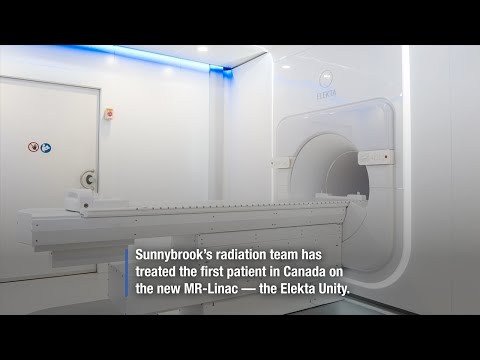 First patient in Canada treated on this hybrid radiation & MRI machine