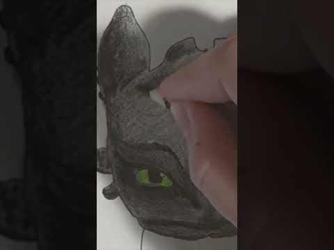 Drawing Toothless #howtotrainyourdragon #mothersday