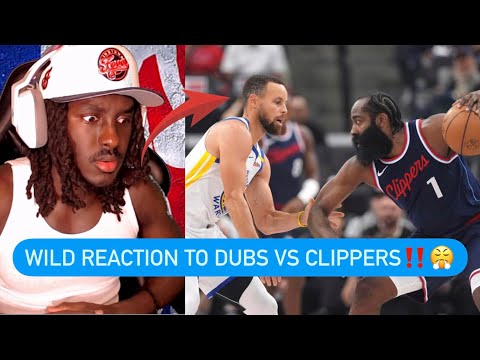 Reaction To Warriors At Clippers Highlights (WILD ENDING!!)