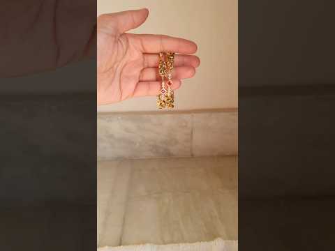 Gold plated bangles under 350😱😱 #shorts #bangles #viralvideo