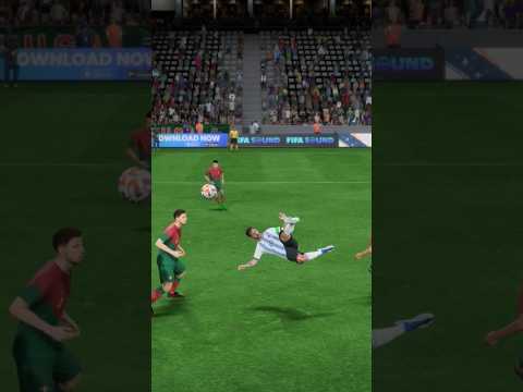 Messi bicycle kick #fifa #fifa23 #youtube #youtuber #football #youtubers #trending #viral #shorts