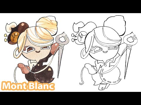 How to draw Mont Blanc | Cookie Run Kingdom