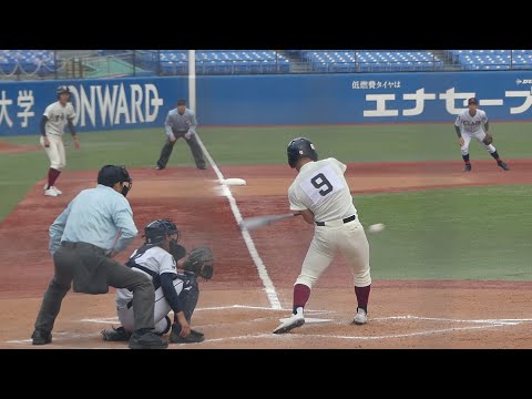 大阪桐蔭 徳丸快晴 タイムリーツーベース(クラーク記念国際戦/2022明治神宮野球大会)