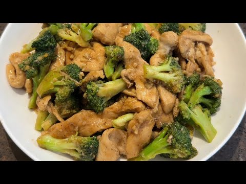 Easy Chicken Broccoli Stir Fry.