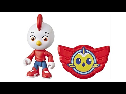 Playskool/hasbro top wing Rod with wearable badge