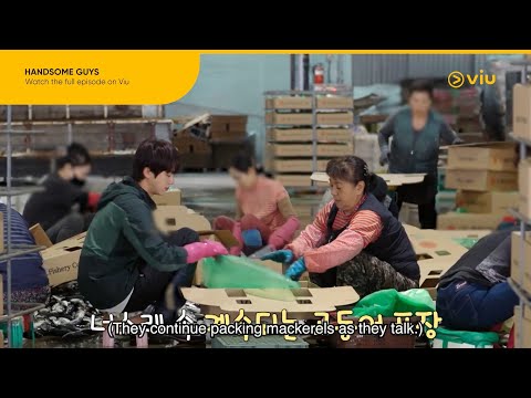 BTS' JIN Doing His Best To Pack Mackerels | Handsome Guys EP 2 | Viu [ENG SUB]