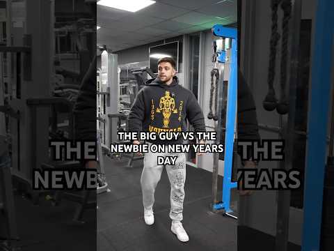 BIG GUY VS NEWBIE #shorts #short #viral #gym #fitness