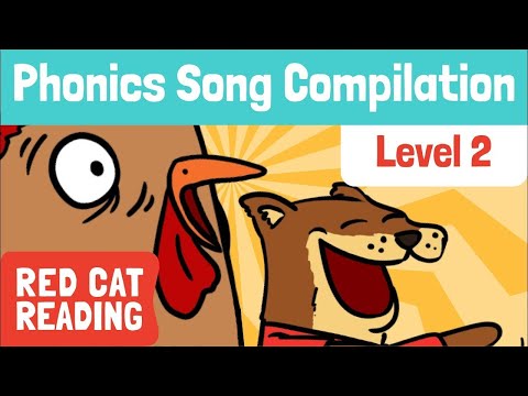 Phonics Songs | Compilation | Level 2 | How to Read | Made by Red Cat Reading