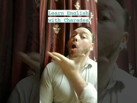 Charades learn English beginner level verbs CEFR A1 speak English slow and easy pronunciation