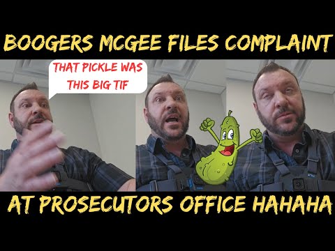 Boogers McGee Paranoia & Claims Of Felony Charges HAHAHA