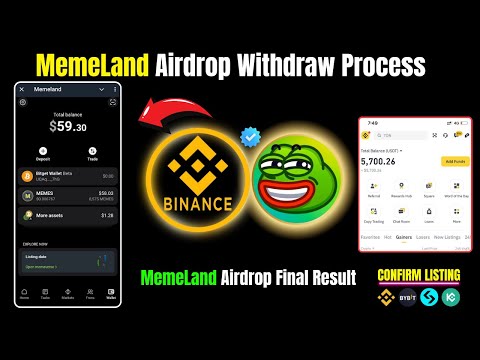 MemeLand Airdrop Final Result | MemeLand Airdrop Distribution Start | MemeLand Airdrop Withdraw |