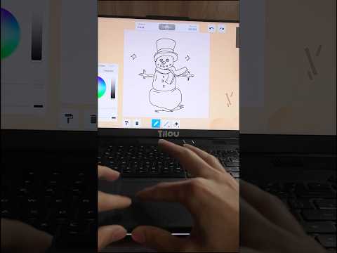 Roblox Speed Draw with a Touchpad! ⛄️ | Tilou