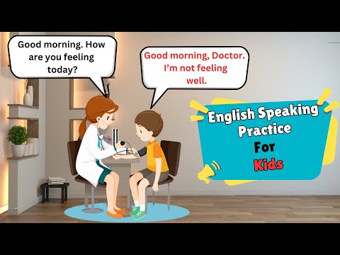 Speak With Kids | Doctor and Patient English Conversation Practice | Simple Phrases for Flu Symptoms