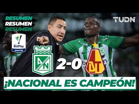 Resumen y goles | Atlético Nacional (3)2-0(1) Deportes Tolima | Categoría Primera A - Final Vuelta