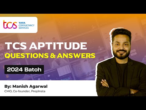 TCS Aptitude Questions and Answers 2024 | TCS Complete Preparation