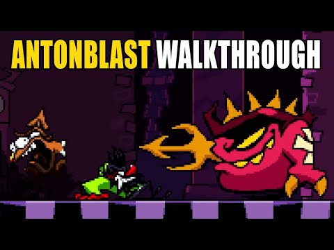 Antonblast: Hell Manor Stage 12 Walkthrough