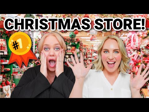 Exploring the LARGEST Christmas Store in Texas! Decorator's Warehouse!