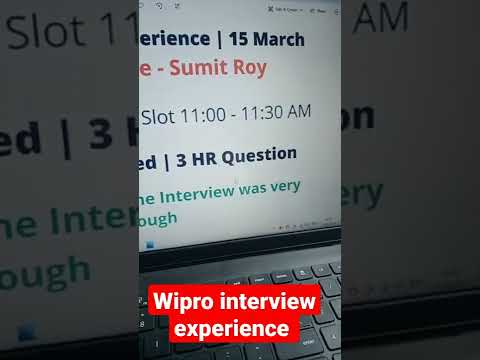 Wipro interview experience