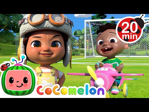 Learning About Airplanes! ✈️ | 🍉 CoComelon - JJ's Baby Songs 🎶