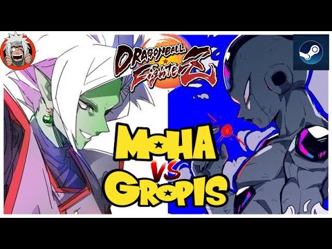 DBFZ Moha vs Gropis (Baby2, Zamasu, Videl) vs (Baby2, Cell, Beerus)