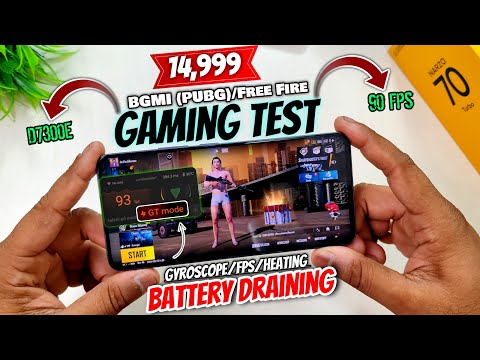 realme NARZO 70 Turbo BGMI (PUBG), Free Fire & COD Gaming Test | 90 FPS Gaming Mobile Under 15K 🔥