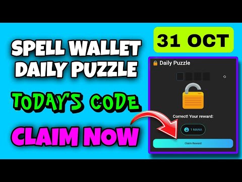 Spell Wallet Daily Puzzle Today 31 October | Spell Wallet Today Puzzle | Spell Wallet Secret Code