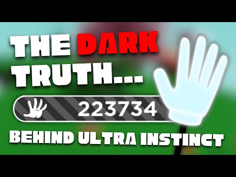 The DARK TRUTH Behind The ULTRA INSTINCT Glove | Roblox Slap Battles