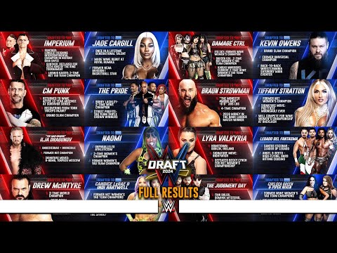 Full WWE Draft 2024 Results Night Two