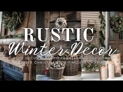 Winter in Rustic Style: Cozy Decor Ideas to Transform Your Home After Christmas for Timeless Charm 🪵