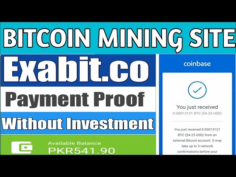 Exabit.co Mining Website Proof -Earn Money Online without investment-make money without investment