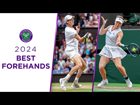 The BEST Forehands from Wimbledon 2024 🔥