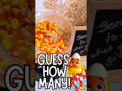 Guess! #daycare #games #prizes #candycorn #schoolevent #openhouse #guessinggame #halloween #fungame