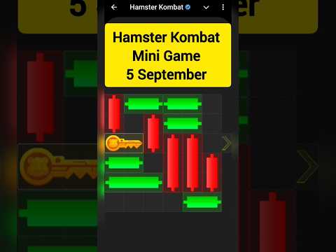 Hamster Kombat Mini Game 5 September 2024 #hamsterkombat #minigame