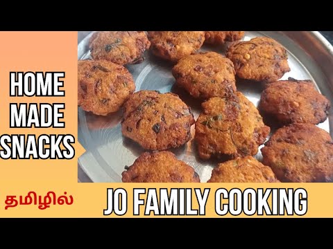 டீ கடை பருப்பு வடை ரகசியம் ② /paruppu vadai recipe in tamil / Masal vadai #paruppuvadai #vadai#jofam