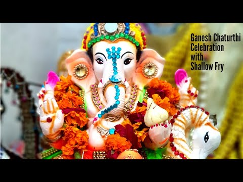 Ganesh Chaturthi Celebration with Shallow fry | Jai Ganesha |  Homemade Modak | whatsapp status 2022