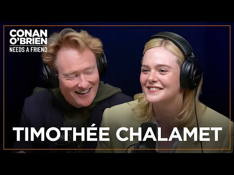 Elle Fanning Missed Her Chance To Meet Bob Dylan | Conan O'Brien Needs A Friend