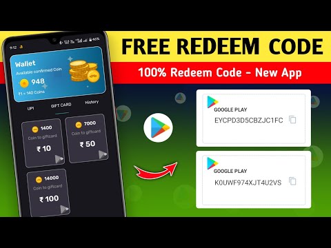 100% Working Redeem Code New App | Free Redeem Code App | Free Redeem Code | Google Play Redeem Code