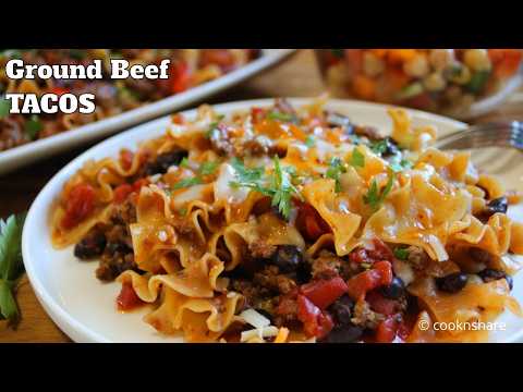 One Pan Ground Beef Taco Skillet - Budget Friendly | 30 Minutes