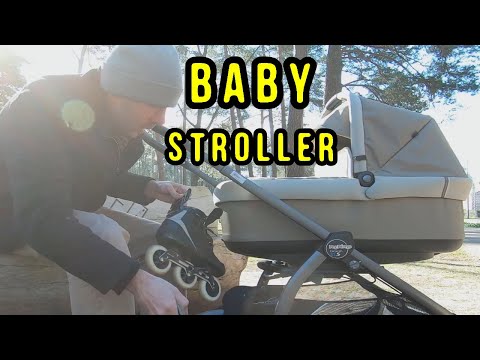 Is it OK to skate with baby stroller?