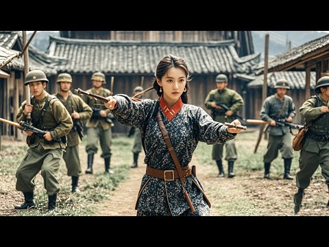 The Japanese army slaughtered the village, and the heroine killed the Japanese army