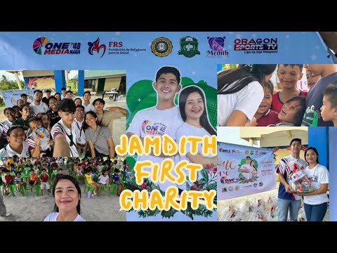 JAMDITH FIRST CHARITY TOGETHER WITH NCF AND ONE MEDIA TV48 NAGA! GRABE SOBRANG SAYA!