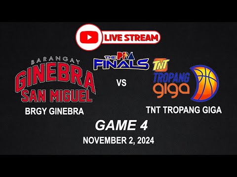 LIVE NOW! BRGY GINEBRA vs TNT TROPANG GIGA | PBA FINALS | November 2, 2024 | NBA2K24 Simulation Only