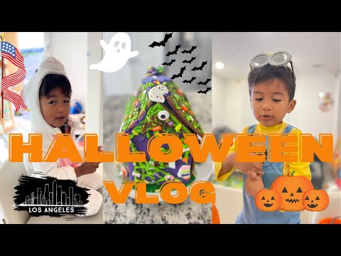 【Vlog】国際弁護士シングルマザーと2歳５ヶ月ハーフのハロウィン🇺🇸🎃