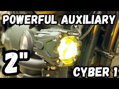 Check This Out Before Buying Motorcycle Auxiliary Lights! - NOVSIGHT CYBER 1 Review